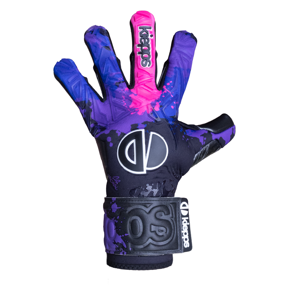 Kiepps Jackal PRO Purple Rage goalkeeper gloves