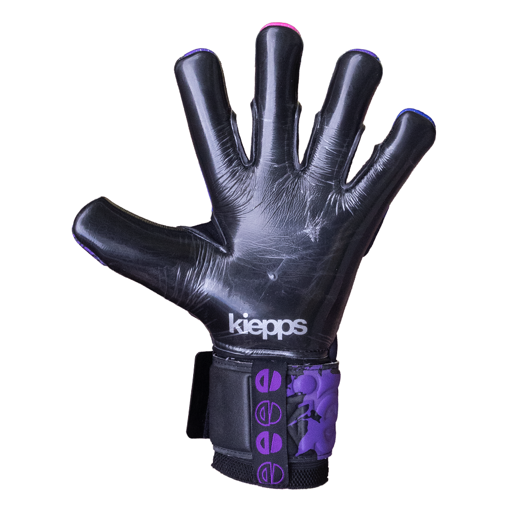 Kiepps Jackal PRO Purple Rage goalkeeper gloves